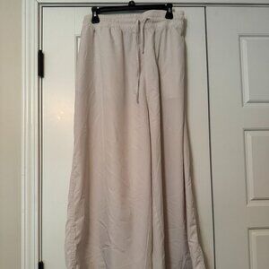 Wide leg athleisure pants
